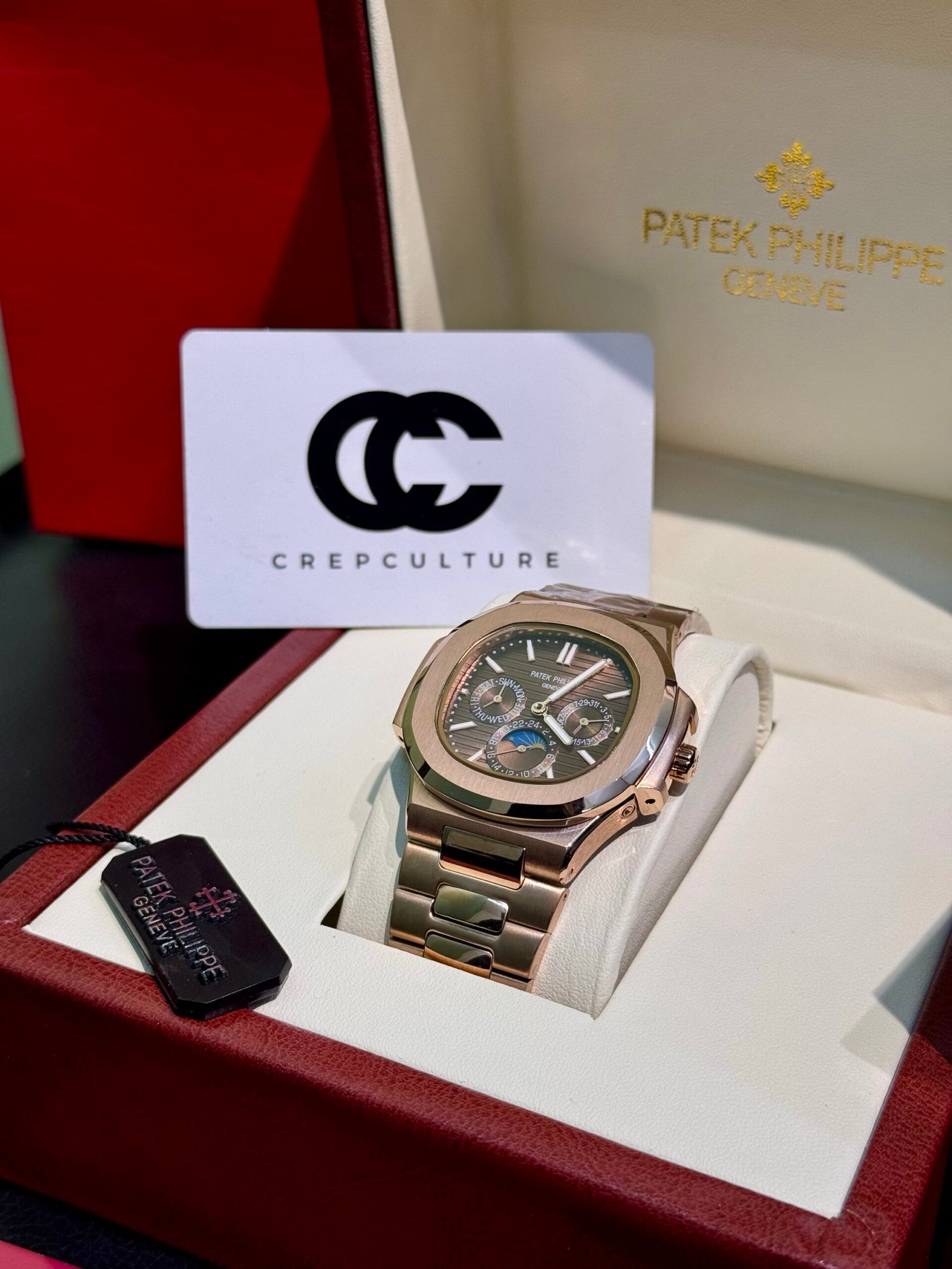 Patek Philippe Nautilus Perpetual Calendar Stainless Steel Premium Watch